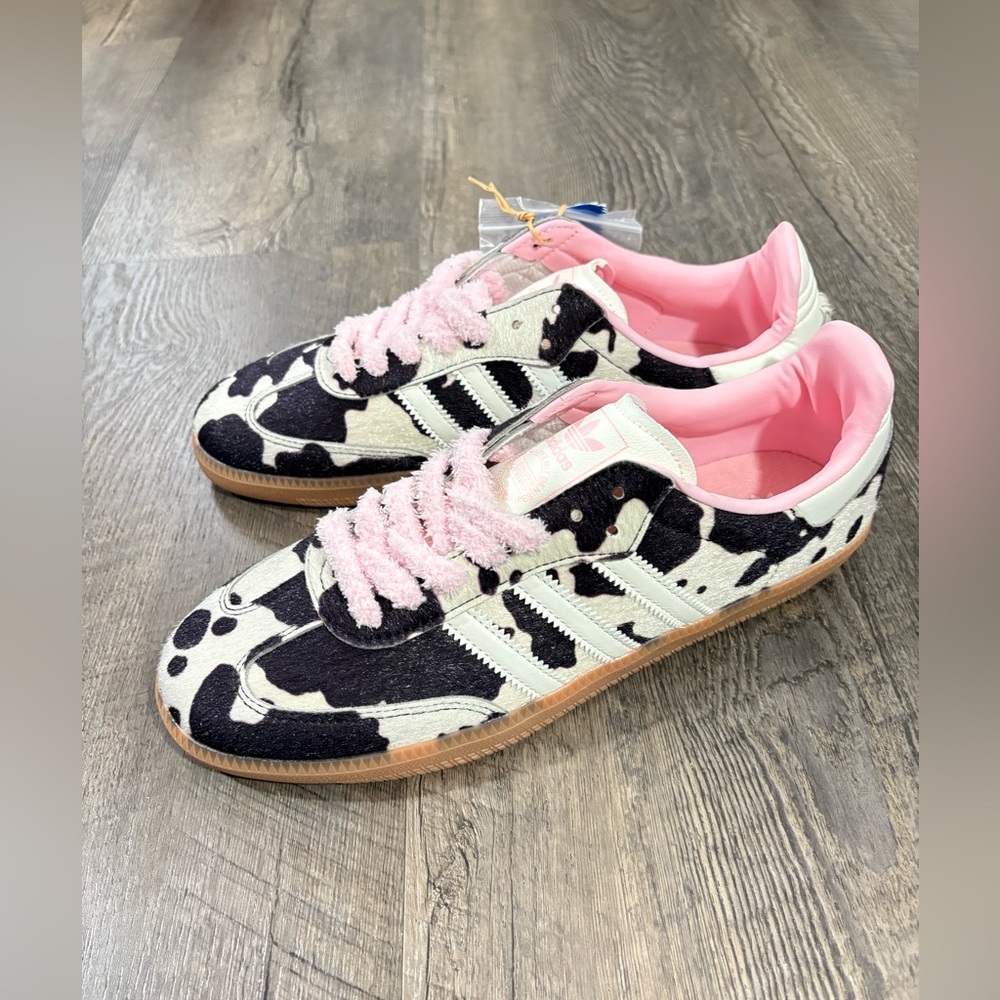 New - Adidas Samba OG Cow Print Women’s Sneakers
